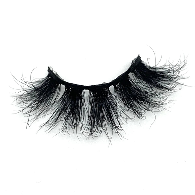 3D Mink Eyelashes Wholesale Lashes Vendor Fluffy Full Strip Layered Wispy Soft Thick Reusable Lashes With Custom Packaging