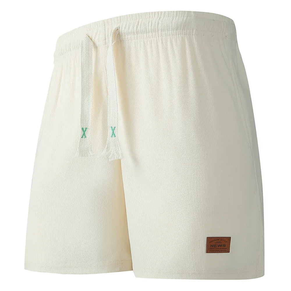 Clearance Sales Summer Men Breathable Shorts Loose Fit Beach Running Gym Sports Shorts with Drawstring for Casual Jogging