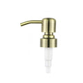 304 Stainless Steel Metal Shampoo Lotion Hand Liquid Soap Dispenser Pump 28mm