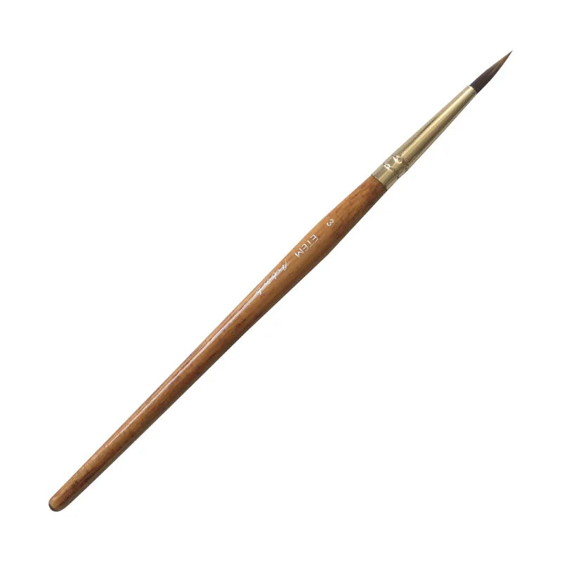 Multi-Functional Japanese Watercolor Nail Brush Nylon and Wood Handle Manicure Tool