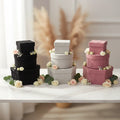 High Quality Velvet Box Set Multi-Shape Combination 3-Piece Set Birthday Gift Box Velvet Flower Box for Valentine's Day