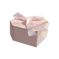 Custom Logo Embossed Heart Shaped Coated Paper Cardboard Gift Box Hot Stamping Luxury Lovely Pink Packaging Ribbon for Girls