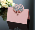 Hollowed Place Card Stand Luxury Elegant Table Name Card Printing Laser Cut Wedding Table Name Card Holder