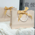 Shopping Gift Paper Bags with Tissue Paper Custom Durable Reusable Shipping Paper Bag with Handle