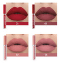 HANDAIYAN Makeup Lip Gloss Gift Kit Long Lasting Shimmer Lip Tint Nutritious Moisturizer Liquid Lipstick Matte Non-cup