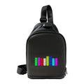 Colorful  Dynamic Led Waist Bag DIY Light City Backpack Mobile DIY Animation GIF Display LED Bag Advertising Design Led Bag Pack