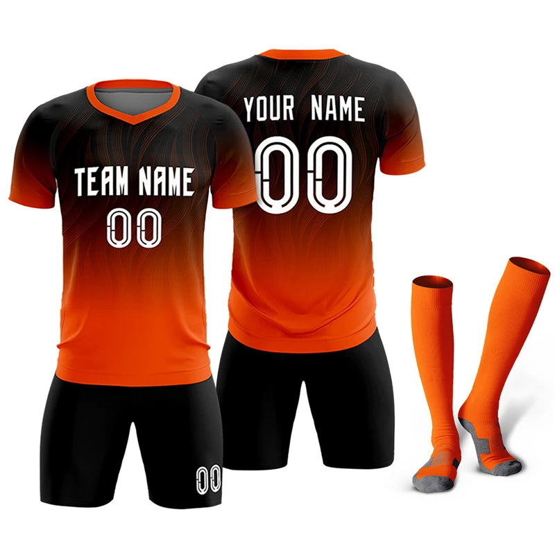 New Design Factory Made Original Football Uniform Kit Full Set Clubs Quality Men's Soccer Wear