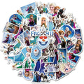 50Pcs Cartoon Frozen Elsa Anna  Princesses 2 Girl Sticker Kids Decorate Wall  Anime Label Stickers