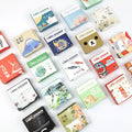 Japanese Boxed Cute Decorative Sticker Custom Diary Baking Landscape Paper Animal Cartoon Sticker Sheets 40pcs/box