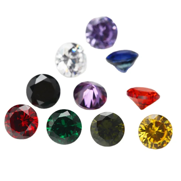 Pack Small Size Loose Black Moissanite With GRA Certificate Diamond Round Brilliant Moissanite Stone