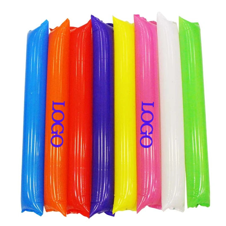 Inflatable PE Cheering Boom Stick Balloon Cheering Sticks for Sports Events Led Balloons Light With Sticks