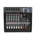 Depusheng GM6X Hot Selling 6 Channel USB Digital DJ Amplifier Audio Mixer for Home Studio Recording