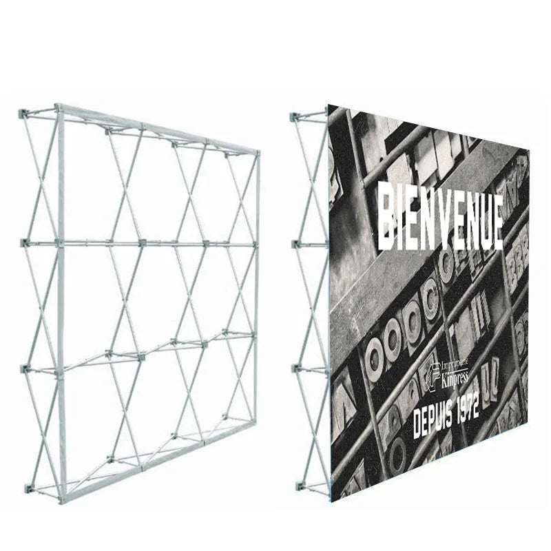 Advertising Printing Banner Display Stand Custom Retractable Banner Backdrop Display Stand for Tade Show Promotion