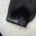 Single Donor Raw Hair Pu Seamless Xo Invisible Flat Weft Virgin Hair Hole