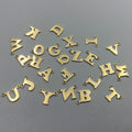14k Gold Jewellery Making DIY Accessories Letters Pendant Au585 Bracelet Necklace Extender Chain Tail Charm Jewelry Making