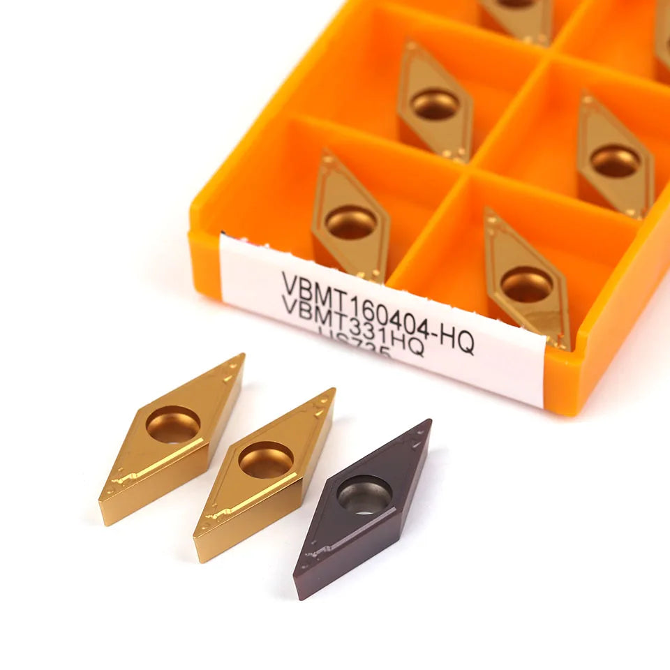 VBMT160404 US735 UE6020 VP15T VBMT160408 US735 UE6020 VP15TF CNC Turning Tools Carbide Alloy Inserts for Steel Processing