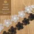 Children's Clothing Decoration Water Soluble Embroidery Lace Dress Wedding Accessories Flower Barcode Lace Trim 100% Shoes Bags