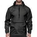 Top Quality Windbreaker Fabric Hoodies for Men Long Sleeve Big Zipper Poects Custom Men Waterproof Windbreaker Jacket