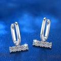 Gra Certified VVS D Color Moissanite Earrings 925 Sterling Silver Wedding Jewelry for Women Original Fine Jewelry Gift Lab