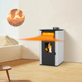 PS-80 Pellet Stove with Wi-Fi Smart Control New Warm Air Heating Experience Popular in Europe Freestanding Installation