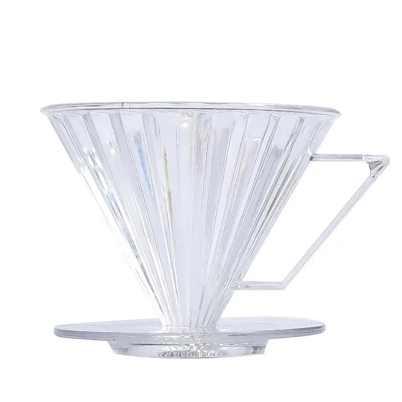 High Quality V02 Transparent Drip Origami Filter Cup Eco-Friendly Coffee Dripper-Wholesale