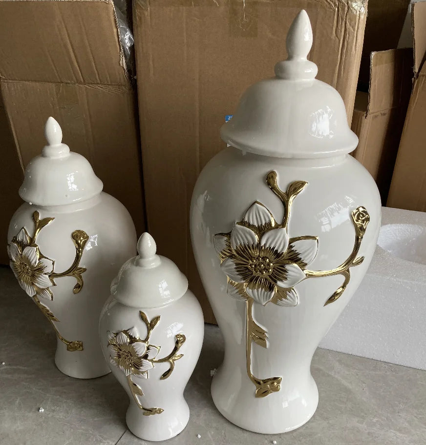 Custom Home Decorative Decor Modern Nordic Flower Ceramic Vase