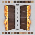 AS EN WH Standard Custom Internal Door Hotel Apartment Fire Door Soundproof Fd30 Wooden Internal Fire Rated Door