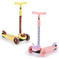 Children Scooter 3 LED Wheels Kickboard Adjustable Handlebar Height Lightweight Foldable Kids' Kick Scooters for Kids