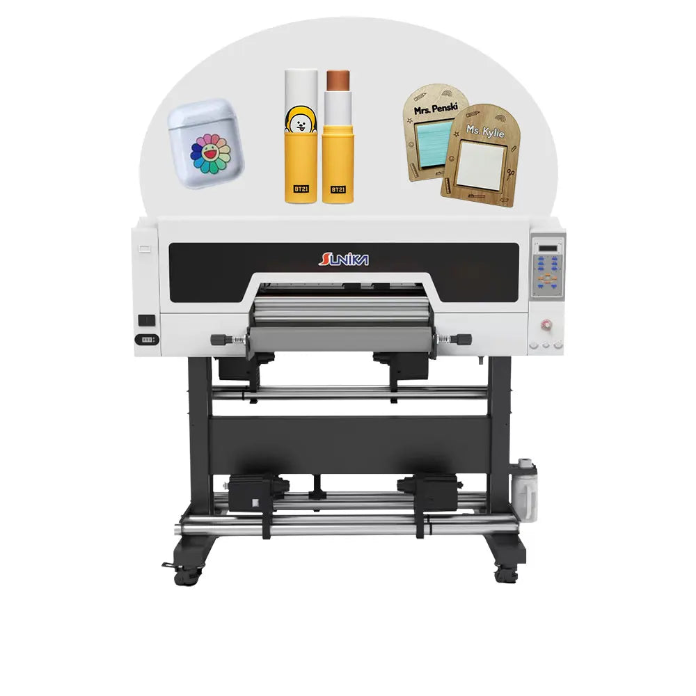 SUNIKA Digital Automatic UV Printer 60cm Sticker Roll to Roll UV Printing Machine Crystal Label A3 DTF UV Printer