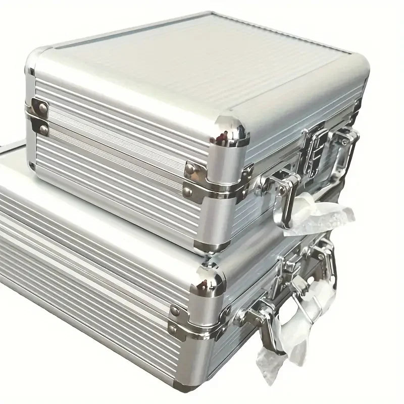 1pc Portable Aluminum Case  225x210x90mm Small Aluminum Carrying Jewelry Box Portable Display Case