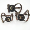Custom Real Genuine Leather Dog Harness Leather Cowhide with Handle