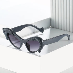 2023 New Cat Eye Sunglasses Personalized Ins Animal Horse Elements Quirky Fashion Gift Sunglasses