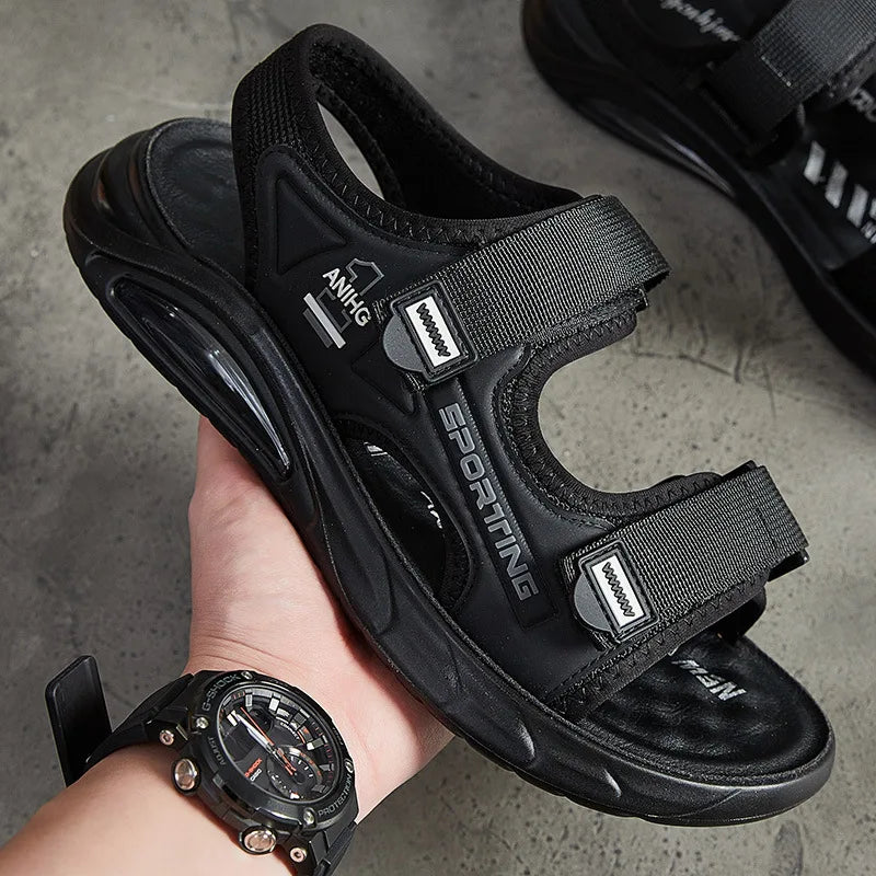 2022 New Hot Style Summer Men Sandals Outdoor Leisure  Cushion Soft Sole Breathable Sandals Male Movement