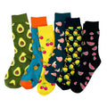 XIANGHUI Wholesale Custom logo Personality Women's Hosiery Unisex Funny Fashion Color Colorful Men Crew Tube Socks