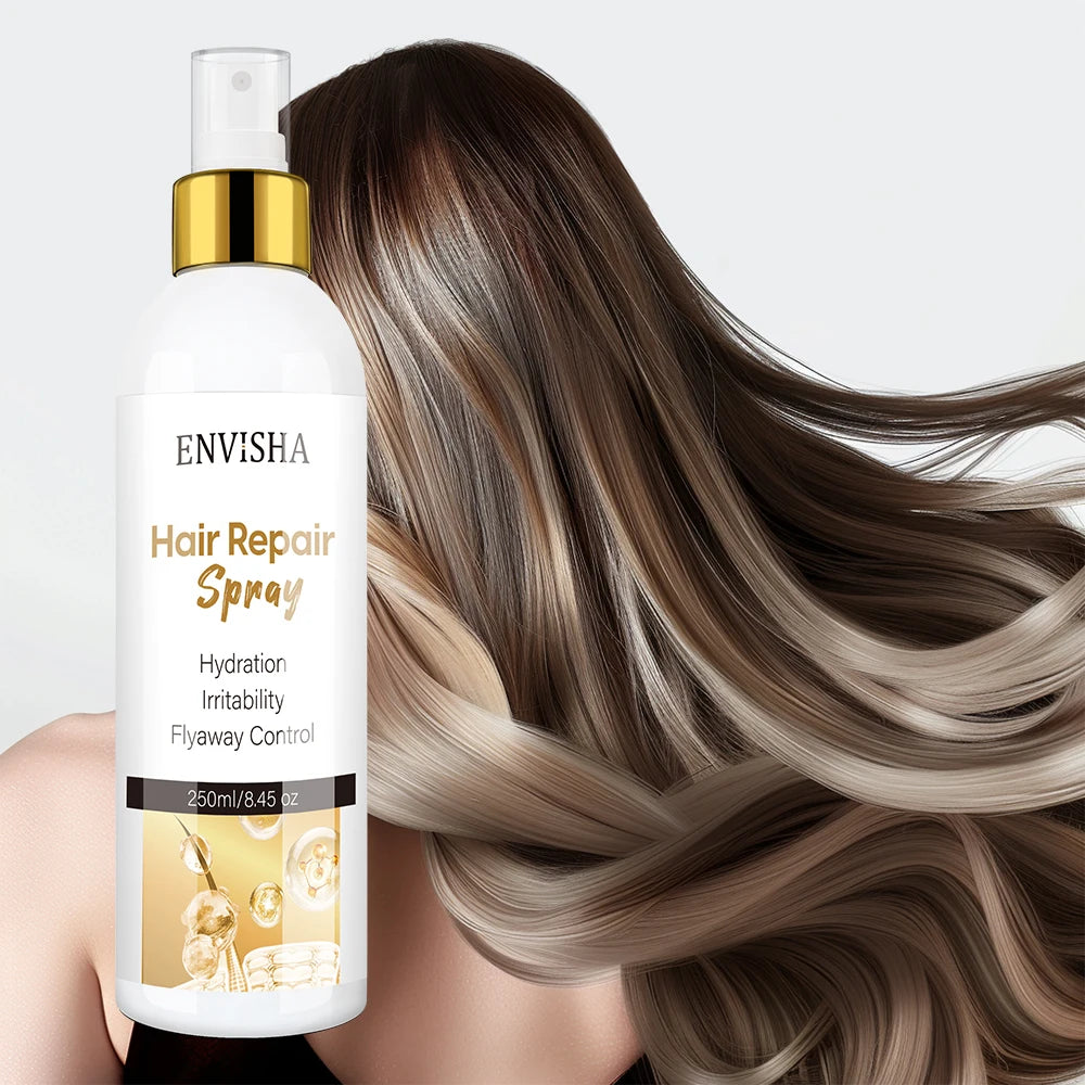 Organic Dry Damaged Hair Repair Treatment Spray Keratin Hair Care Conditioner Spray