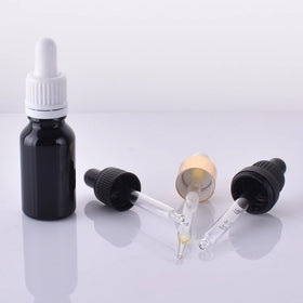 Customized 18/410 50ml 30ml Perfume Glass Vial Dropper 5ml Bottle Essential Oils Eye Glass Dropper Measuring Pipette 70mm 76mm