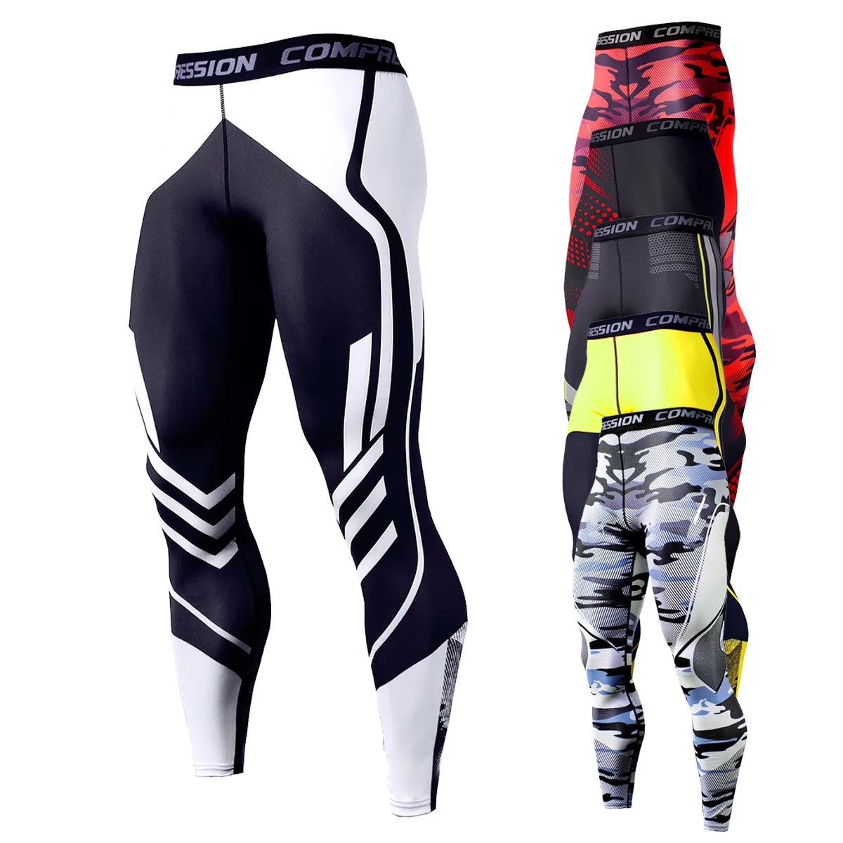 Compression Pants Men Running Sport Gym Fitness Jogging Workout Training Men Pants