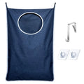 XX-Large Hanging Laundry Hamper with Over Door Hooks Factory Adhesive Delivery Bag Foldable Space-Saving Design