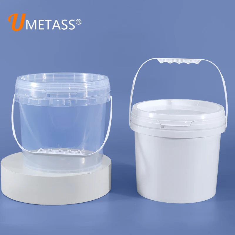4L Food Grade Packaging Container Plastic 1 Gallon Drum Gamma Seal Water Paint Lubricant Pail Buckets With Handle Lids