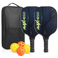 USAPA Approved Lightweight Pickleball Rackets Set High Quality Glass Carbon Fiber Graphite Composite Paddle