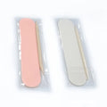 Private Label Professional Mini Nail File Kit with Wooden Stick 180/180 Grit Disposable Double Side for Nail Care