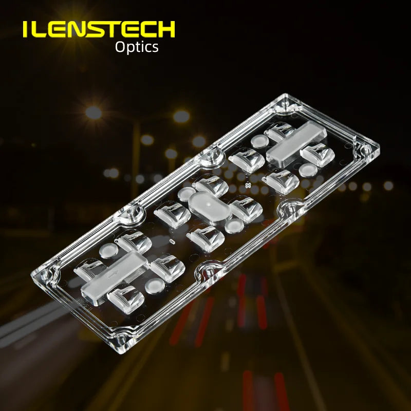 Type2m Led Lens 173mm Led Module Lens 5050 Secondary Optics 2x6