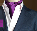 Ascot Tie Mens Paisley Jacquard Cravat Neck Scarf British Style Suit Shirt Accessory for Men Necktie Trendy Business Ascot Scarf
