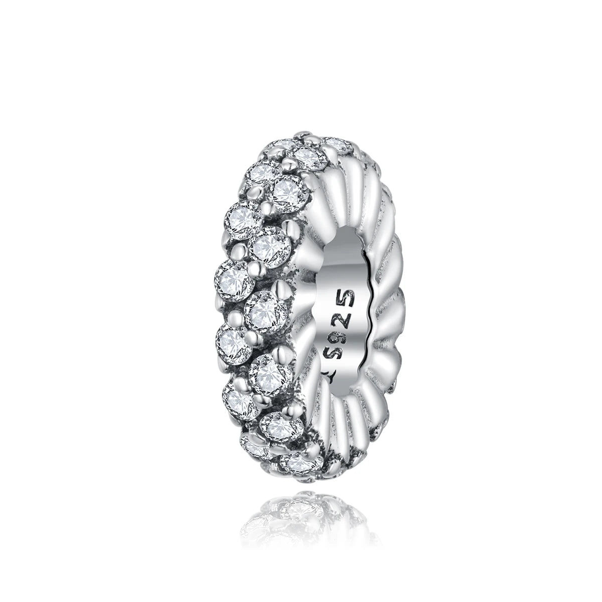 925 Sterling Silver Jewelry Shining Winter Charms for Original Snake Bracelet Women Jewelry Silver Beads SCC1648