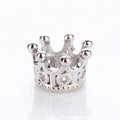 Fashion Queen Crown Pave Zircon Charms Jewelry Accessories Beads Bracelet Rhinestone