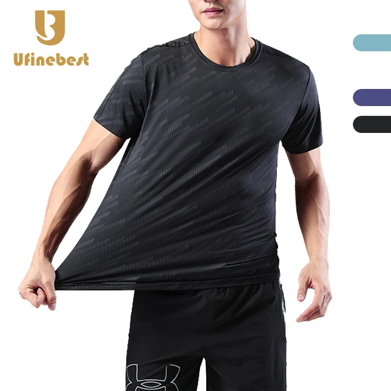 First Class Quality Quick Dry Slim Fit Custom Logo Printing Custom T Shirt Men Gym Wear Running Compression Men T Shirt