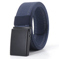 Alloy Smooth Buckle Fashion Couple Jumper Belt Men's Casual Canvas Seam Outdoor OEM Tactics Customizable Logo Flying Art Durable