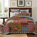 Wholesale 100% Cotton Hand Patchwork Bedspread Pillowcase Bedding SetHot Selling Modern Style Coverlet