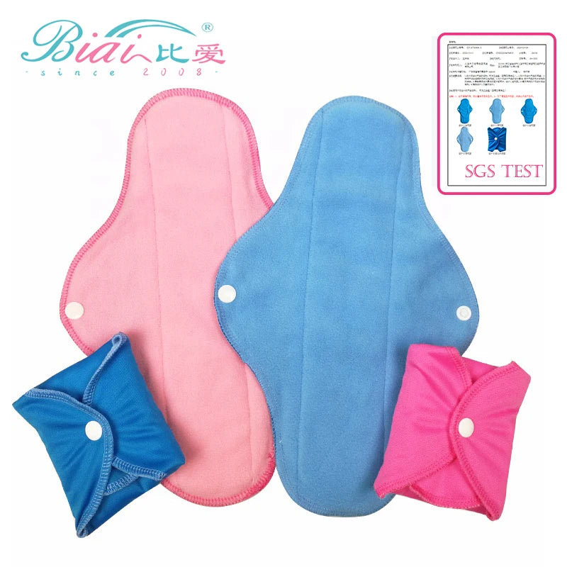 Long Nighttime Use Cloth Menstrual Reusable Pad Washable Sanitary Napkin Absorbent for Eco Conscious Women Pads