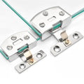 Frameless Glass Accessories Without Holes Stainless Steel Glass Hinge Fasteners